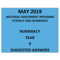 2019 ACARA NAPLAN Numeracy Answers Year 9